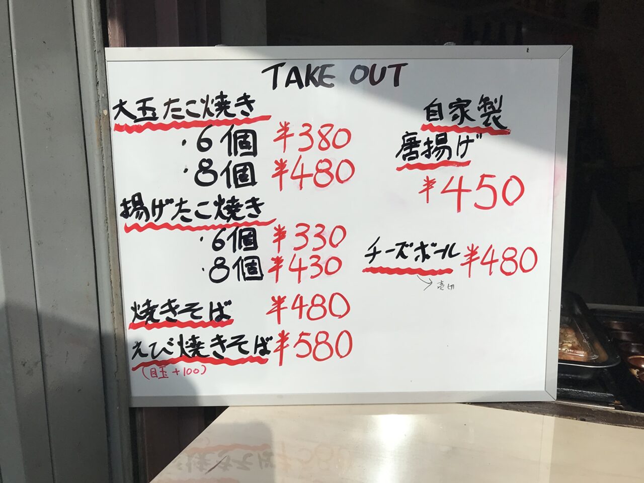 寺田町のタコ王将